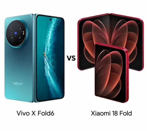 مقارنة شاملة بين هاتفي Vivo X Fold6 وXiaomi 18 Fold القابلين للطي