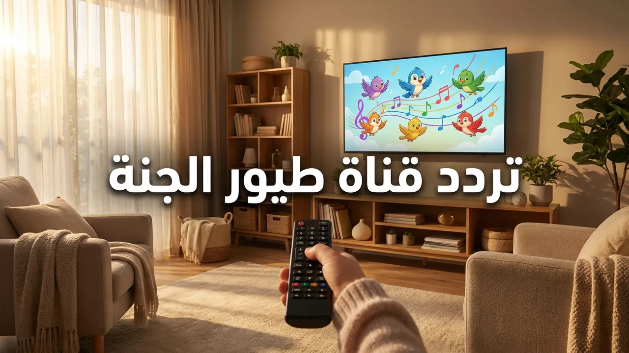 تردد قناة طيور الجنة الجديد 2026 على القمر نايل سات 11258 أفقي