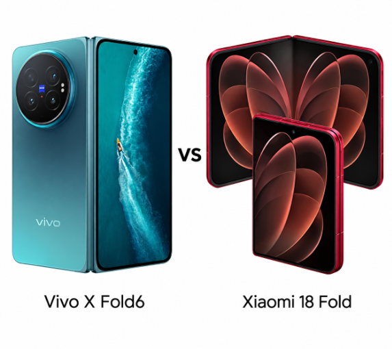 مقارنة شاملة بين هاتفي Vivo X Fold6 وXiaomi 18 Fold القابلين للطي