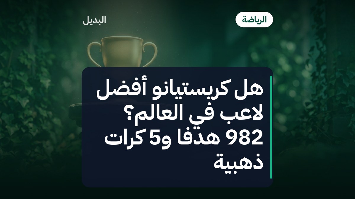هل كريستيانو أفضل لاعب في العالم؟ 982 هدفًا و5 كرات ذهبية