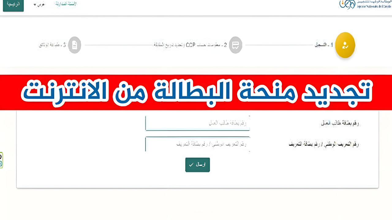 “من الموقع الرسمي✔️” طريقة تجديد منحة البطالة في الجزائر بالخطوات 2024 واهم الشروط المطلوبة