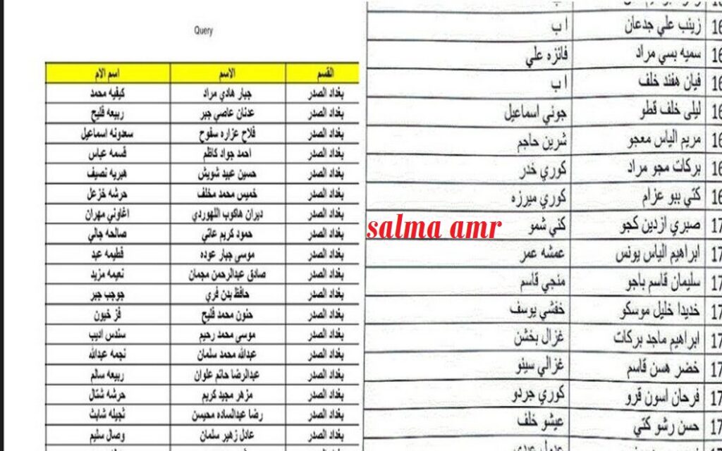 استعلام اسماء المشمولين بالرعاية الإجتماعية 2024