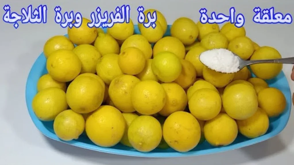 تخزين الليمون في الفريزر