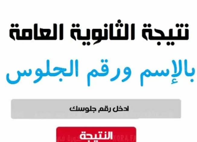 أعرفها حالًا بدون رقم جلوس .. نتيجة الثانوية العامة 2024 بالاسم فقط جميع المحافظات