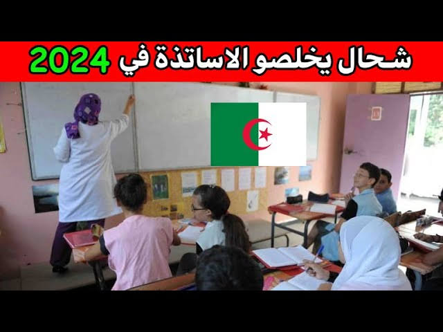 “مفاجأة للجزائريين”.. رواتب و أجور الأساتذة في الجزائر 2024 لجميع الأطوار (الابتدائي- المتوسط – الثانوي)