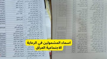 خطوات الاستعلام عن اسماء المشمولين بالرعاية الاجتماعية الوجبة السابعة