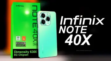 سعر ومواصفات هاتف Infinix Note 40 X 5G الرائــــع. اشتريه وانــت مغمض