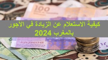 في الأجور 2024 بالمغرب الجريدة الرسمية وطريقة الاستعلام عن الرواتب