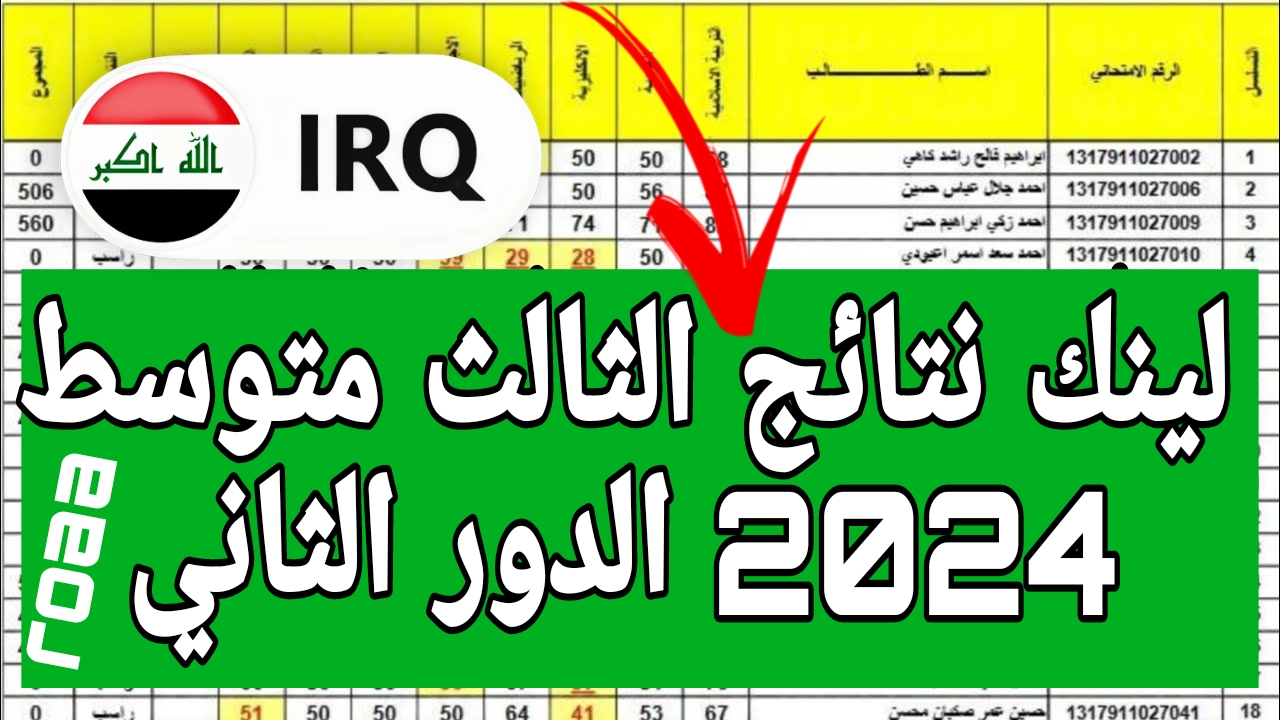 أول موقع يعلن لينك نتائج الثالث متوسط 2024 الدور الثاني بالرقم الامتحاني عبر موقع الوزارة.. لا تبحث في مكان آخر هنا فقط تجد نتائجك