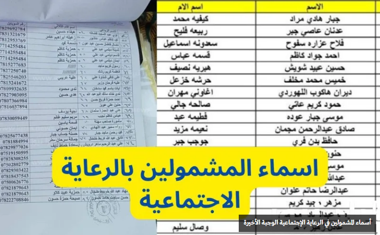 بخطوات بسيطة.. اليك خطوات الاستعلام عن أسماء المستفيدين من الرعاية الاجتماعية الوجبة الأخيرة 2025 وما هي الشرزط المطلوبة ؟