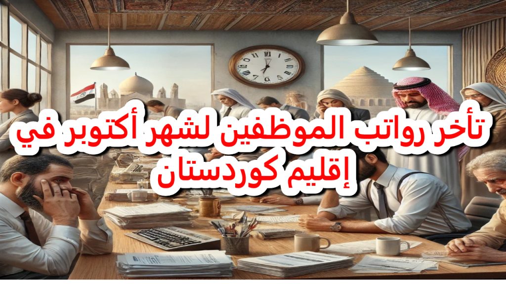 تأخر رواتب الموظفين لشهر أكتوبر في إقليم كوردستان