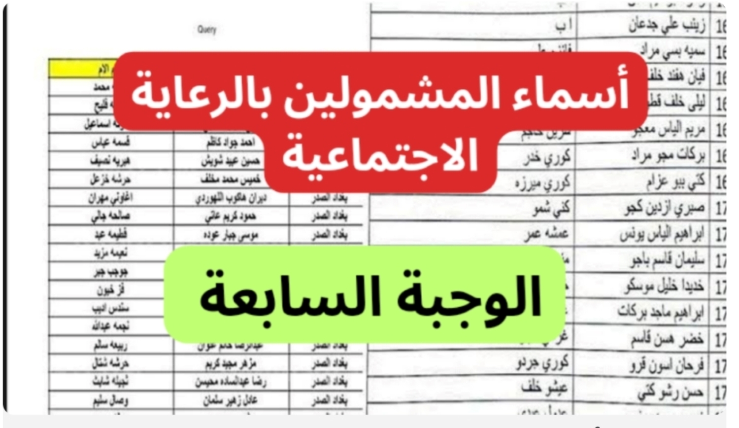 “استعلم هسة عن الوجبة الأخيرة” كيفية الاستعلام عن اسماء الرعاية الاجتماعية 2024 خطوة بخطوة.. وشروك الحصول على دعم الرعاية