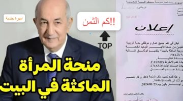 بوشالوكالة الوطنية للتشغيل اعرف كم ثمن منحة المرأة الماكثة في البيت عبر موقع anem.dz من يستحق الدعم