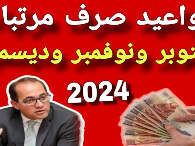 اعرف هتقبض امتي .. موعد صرف مرتبات شهر أكتوبر 2024 لجميع الموظفين – الحق شوف حسابك