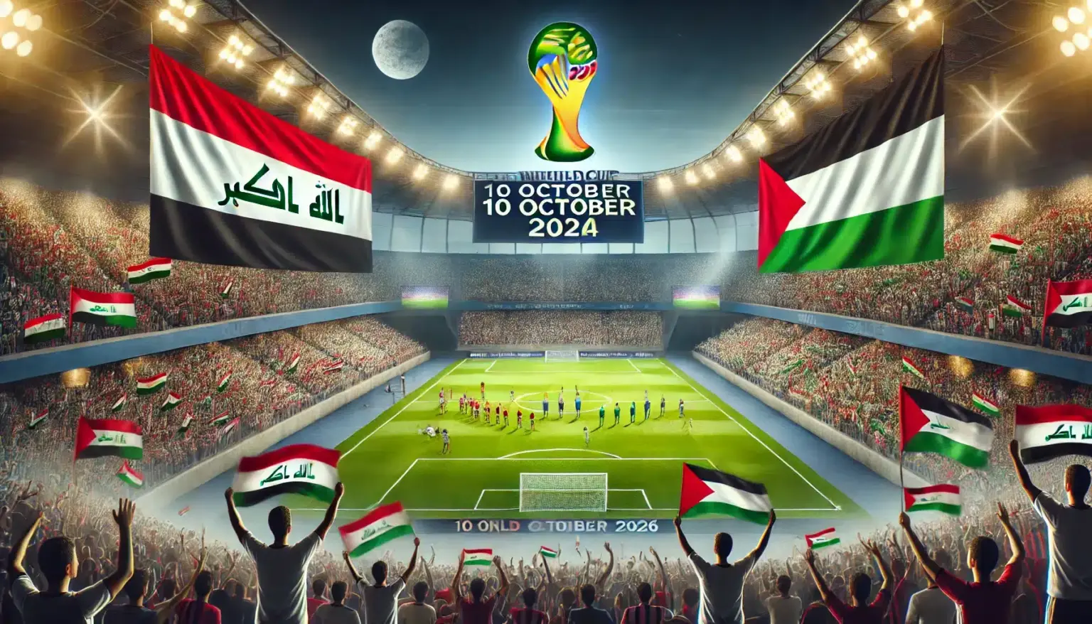 اتفرج ببلاش.. تردد قناة الكأس المفتوحة لمباراة العراق وفلسطين اليوم الخميس 2024/10/10 في تصفيات كأس العالم 2026