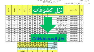 نتائج الثالث متوسط 2024 الدور الثاني 1