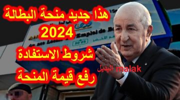 تجديد منحة البطالة الجزائر 2024