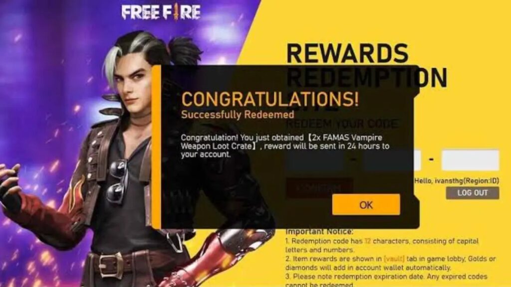 كودات شغالة 100%.. أجدد أكواد فري فاير المجانية Free Fire Codes 2024 محدثة بتاريخ اليوم لجميع اللاعبين