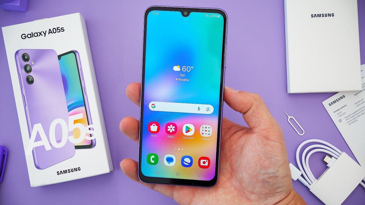 هاتف Samsung Galaxy A05s اقتصادي يجمع بين التصميم العصري والأداء الفعال بجودة فائقة