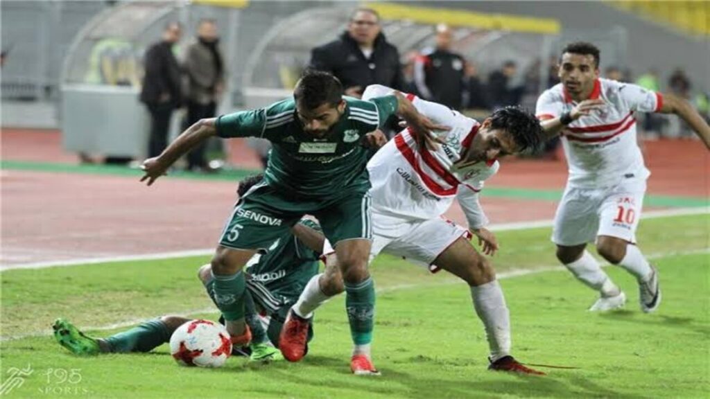 مباراة الزمالك ضد المصري