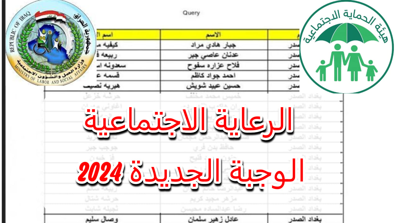 الاستعلام بالخطوات عن المشمولين في الرعاية الاجتماعية 2024 بجميع محافظات العراق