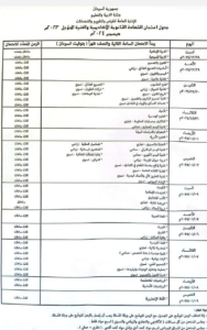 كيفية استخـــراج ارقام الجلوس الشهادة السودانية 2025 على موقع الوزارة الرسمي بسهولة