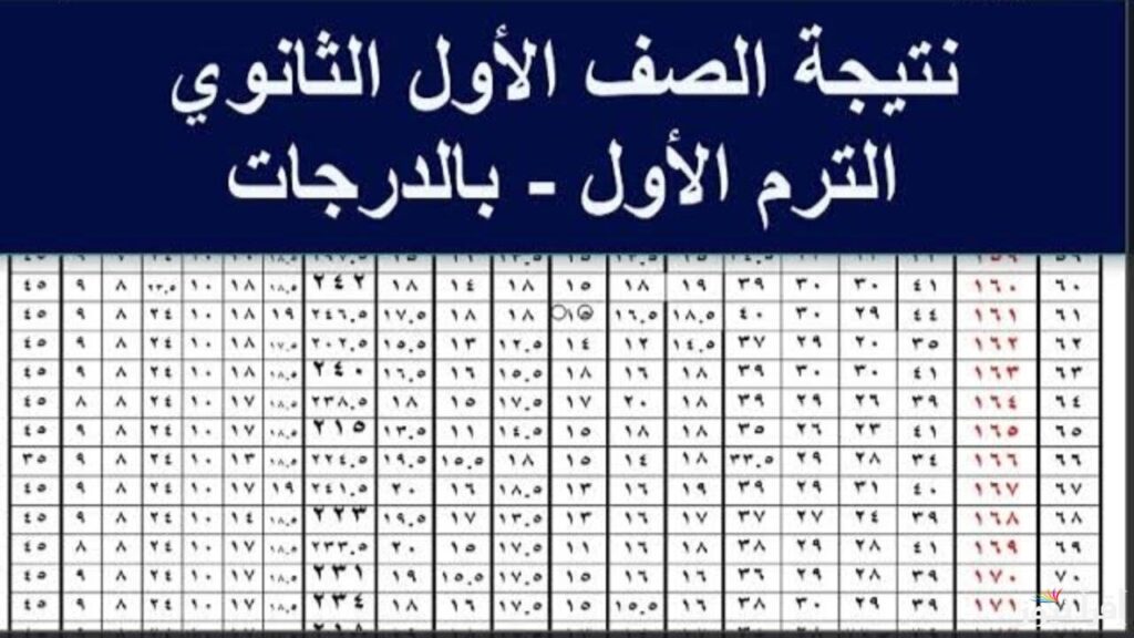 "اعرف نتجيتك بالاسم".. لينك نتيجة الصف الأول الثانوي الترم الأول 2025 برقم الجلوس عبر موقع وزارة التربية والتعليم