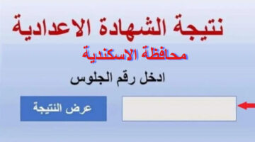 نتيجة الشهادة الإعدادية بالإسكندرية