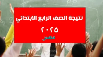 استعلام نتيجة الصف الرابع الابتدائي 1