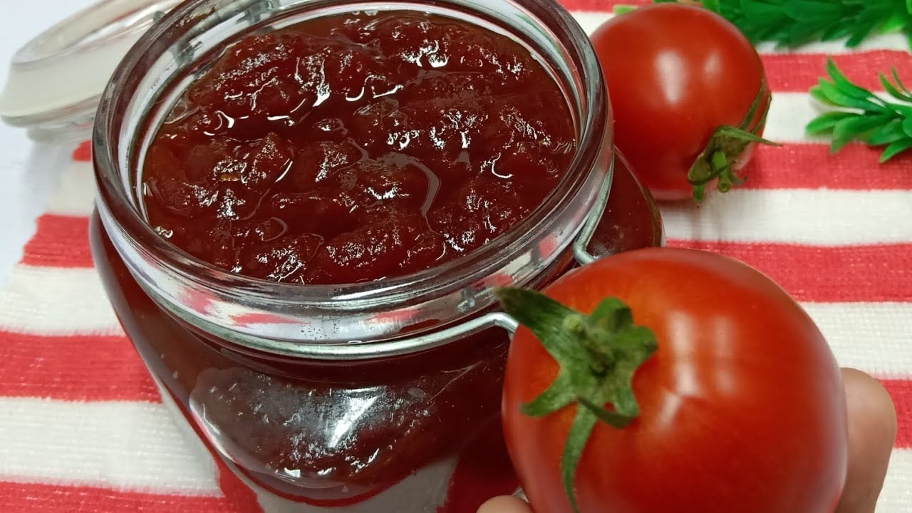 تحضير مربى الطماطم في المنزل تحضير مربى الطماطم في المنزل