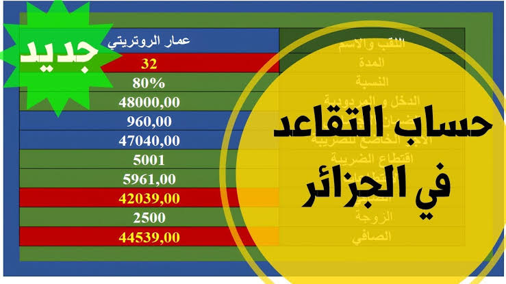 “هنايا لجميع الجزائريين”|| وزارة العمل الجزائرية تكشف للجميع كيفية حساب المعاش لعام 2025.. احسب نسبة التقاعد فورا!!