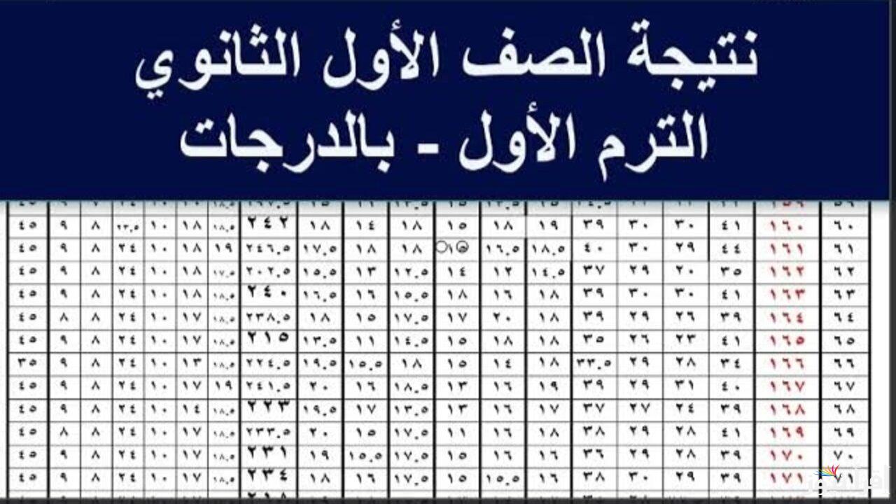 “اعرف نتجيتك بالاسم”.. لينك نتيجة الصف الأول الثانوي الترم الأول 2025 برقم الجلوس عبر موقع وزارة التربية والتعليم