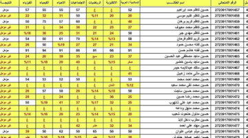 استخـراج سريع :: نتائج الثالث متوسط 2025 الدور الأول العـراق عبر nataegna.net فور ظهورها