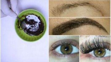 وصفة لتكثيف الحواجب والرموش