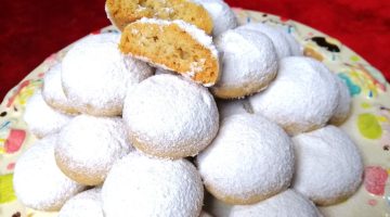 طريقة عمل كحك العيد البيتي بالملبن