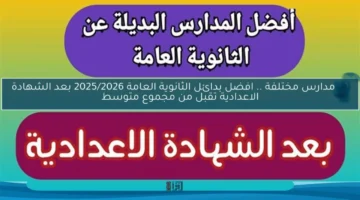 بدائل الثانوية العامة 2025