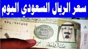 سعر الريال السعودي مقابل الجنيه اليـوم في البنوك بنك مصر والبنك الاهلي.. 100 ريال بكام النهارده