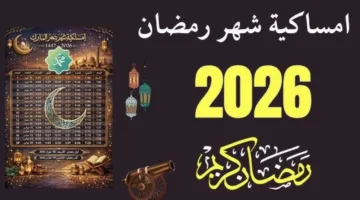 “شهـر الخيـر والبركـة” تعـرف على إمساكية شهر رمضان 2026 في العراق.. مواعيد السحور والافطـار وأهم الاستعدادات