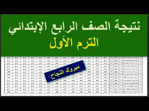 استعلم فورا»» رابط نتيجة الصف الرابع الابتدائي 2026 الترم الاول عموم المحافظات من الموقع الرسمي مباشر