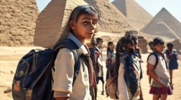 Giza Governorate school students