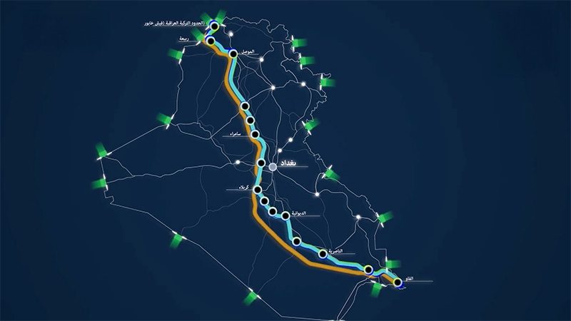“طريق التنمية”: الربط السككي بين الفاو وتركيا يدخل حيز التنفيذ.. العراق مركزاً للتجارة العالمية