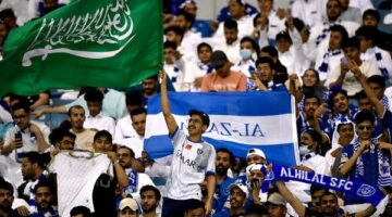 Saudi League soccer match