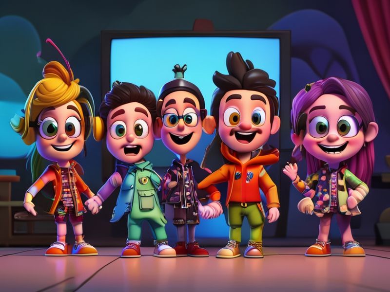 Wanasah TV cartoon characters Wanasah TV cartoon characters