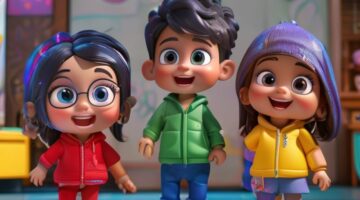 Wanasah TV children characters