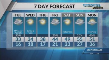 Weather forecast January 20