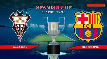 albacete – barcelone قنـــاة بث مباراة برشلونة و الباسيتي الان في ربع نهائي ملك اسبانيا.. جـــول ضائع