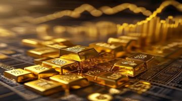 Gold price chart in Egypt photorealistic high quality no text photorealistic high quality
