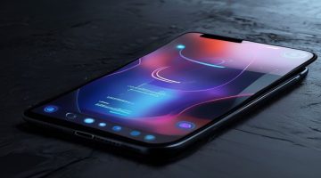 Samsung Flex Titanium screen technology photorealistic high quality no text photorealistic
